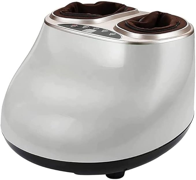 Foot Massager Foot Massager Machine with Heat Foot Massagers for Neuropathy Pain and Circulation Plantar Fasciitis Massager for Home Use (Color : Silver)
