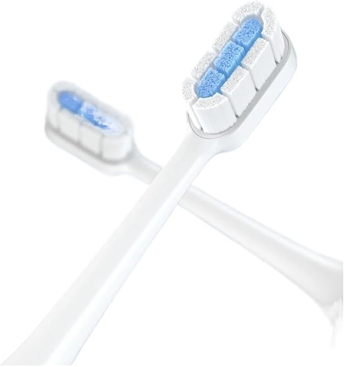 Compatible for with Electric Toothbrush Head T300/T500 DDYS01SKS/MES601/T700 Replacement MES602/604(for T100 6 Pcs)