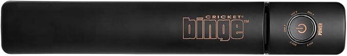 New Cricket Binge Gloss Styling Iron Ceramic Tourmaline Hair Iron Rounded Edges Hair Straightener and Curler for Curling and Straightening