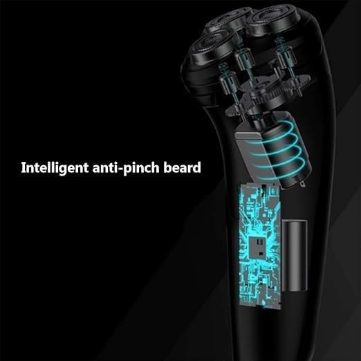 Electric Razor for MenRechargeable Rotary Mens Electric Shaver Wet Dry Waterproof with Pop-up Beard Trimmer