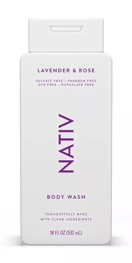 New Limited Edition Collection Body Wash By Nativee - (1) bottle 18 FL OZ (Lavender &amp Rose)
