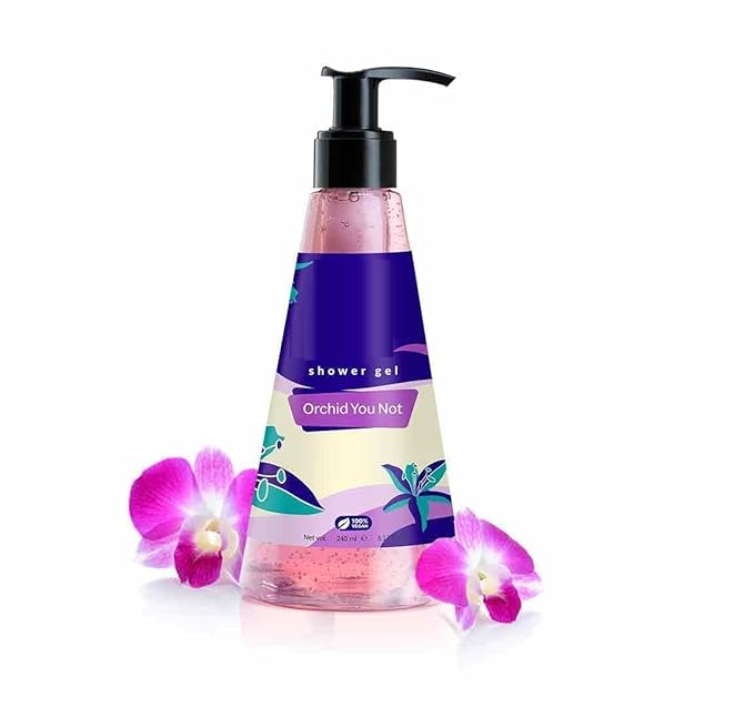 MM Orchid-You-Not Shower Gel | SLS-Free Body Wash For Women | Long Lasting Fresh Floral Fragrance | Aloe-Infused Nourishing Body Cleanser For Soft &amp Smooth Skin (240 ml)