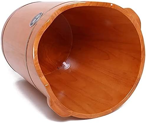 Foot Tub Wooden Foot Basin Household Gift Foot Soaker TubWooden Foot Soak Sauna Foot Tub Massage Spa Sauna SoakHandmade Wooden Footbath TubsFoot Bath Wooden Bucket Foot SpaSauna Accessories Hou