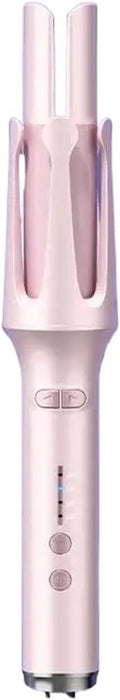 Professional 32mm Fully Automatic Rotating Ceramic Curling Iron - Effortless Curls for All Hair Types(Rose Gold)