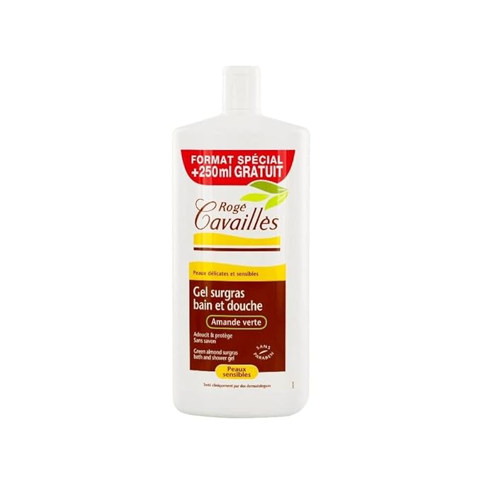 Rog? Cavaill?s Surgras Bath and Shower Fragranced Gel 1L - Fragrance : Green Almond by Rog? Cavaill?s