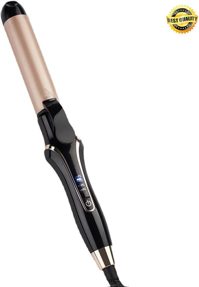 2 in 1 Curling Iron and Flat Iron with Adjustable Heat for Smooth and Curly Hairstyles
