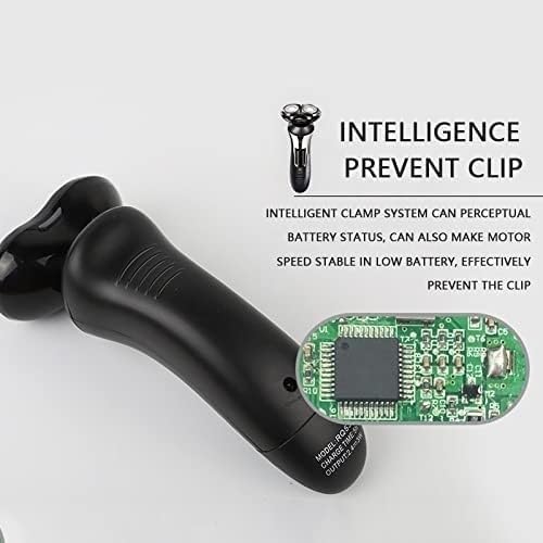Electric Shavers for Bald Men 3 in 1 Men Electric Shavers Triple Razor Multifunction Waterproof Nose Hair Trimmer Shaved Hair Head USB Rechargeable