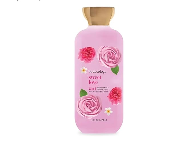 Love 2 in 1 Body sweet love Wash &amp Bubble Bath 16 fl oz Body Cream 8 oz - Moisturizing with Shea Butter