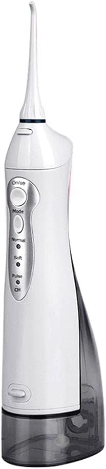 Water Flosser Cordless Teeth Cleaner 3 Modes Water Dental Flosser USB Rechargable Portable Oral Irrigator for Travel Braces &amp Bridges Care (White)