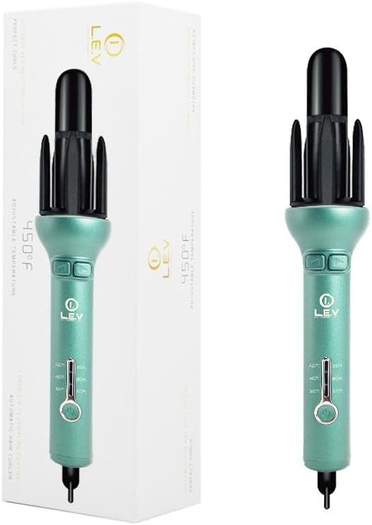 360 Two Way Rotating Professional Hair Curling Iron Curler - Heatless Hair Curler | Curling Wand | Look Extremely VIP 360 Airflow Styler Curling Iron (Blue)