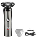 Head Shavers for Bald Men Electric Shaver Men Rechargeable Rotary Floating Razor Beard Hair Trimmer LCD Display Shaving Machine Wet and Dry