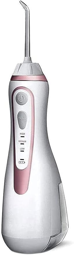 Water Flosser Professional with 3 Mode Portable Rechargeable Dental Oral Irrigator IPX7 Waterproof Water Flossing for Home Travel(Pink)