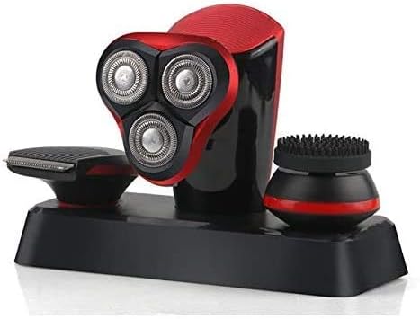 Shaver for Men3 in 1 Electric Shavers for Men- USB Faster-Charging Waterproof Rotary Razor with Hair Clippers Facial Cleaning Brush Nose &amp Ear Trimmer Set