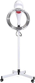 950W Standing Hair Dryer Professional Color Processor Accelerator Plate Heater Salon Barber Adjustable Hood with Wheels