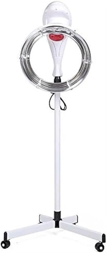 950W Standing Hair Dryer Professional Color Processor Accelerator Plate Heater Salon Barber Adjustable Hood with Wheels