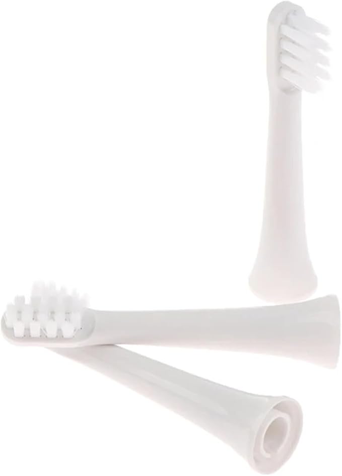 3pcs Sonic Electric Toothbrush Compatible for T100 Whitening Soft Vacuum Replacment Heads Clean Bristle Brush Nozzles Head