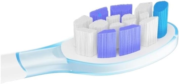 8Pcs Replacement Brush Heads Compatible for Philips HX6064 HX6930 HX6730 Sonic Electric Toothbrush Vacuum 4100 6500 6100 5300(C3 Black)
