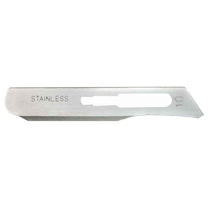 Robbins 10S Premium Dermaplaning Blades - Box of 100 - Sterile