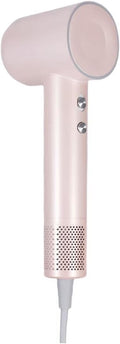 EasyLife-1 High Speed Hair Dryer Lonic Low Noise Blow Dryer with Brushless Motor for Fast Drying 2 Speed and 4 Models ThermoControl Quiet Compact Hair Blow Dryer with Diffuser (Pink)