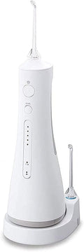Water Flosser Professional Cordless Dental Oral Irrigator - Portable and Rechargeable IPX7 Waterproof Water Flossing with Cleanable Water Tank for Home and Travel (White)