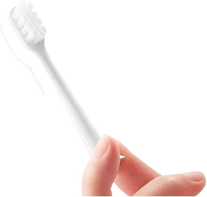 4/8Pcs Compatible for Xiaomi Electric Toothbrush HeadCompatible for Mijia Sonic T200/200C Replacement Brush Head MES606 Soft Bristle(White 8Pcs)