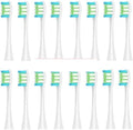 4/8/12/16 Pcs Replacement Toothbrush Heads Compatible with Oclean X/X PRO/ Z1/ F1/ One/Air 2/ SE Sonic Electric Toothbrush Dupont Bristle(16 Pcs White)