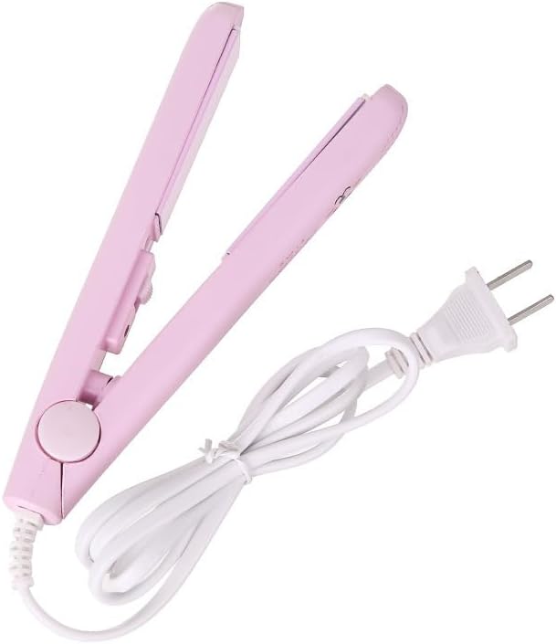 Cute Mini Hair Straightener 220V Portable Cartoon Flat Iron for Travel 17W Ceramic Heating Plate Hair Styling Tool for Women &amp Girls