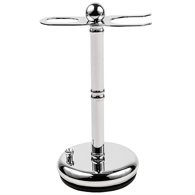 Parker SR1 Classic Straight Razor Set for the Ultimate Wet Shave – Includes 100% Pure Badger Brush Chrome Stand &amp 100 Premium Stainless Steel Blades – Barber‑Quality Grooming Kit for Men