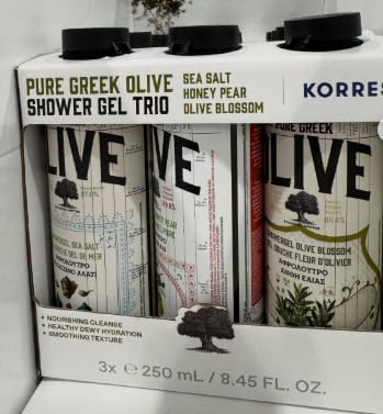 Pure Greek Olive Shower Gel Trio 8.45 fl oz 3 Pack