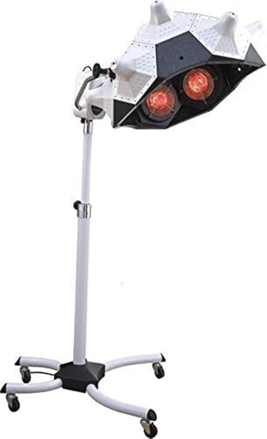 Hair Dryer Salon Color Processor Accelerator Infrared Heating Rolling Base with Wheels for Barber Beauty Spa