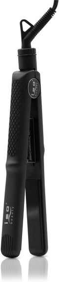 ISO Beauty ISOTPTBLACK-208PRO Turbo Silk Pro 1' Titanium-Plated Single Pass Flat Iron - Black