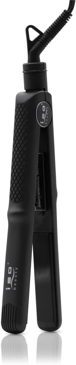 ISO Beauty ISOTPTBLACK-208PRO Turbo Silk Pro 1' Titanium-Plated Single Pass Flat Iron - Black