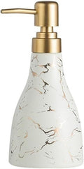 Ceramic sub-Bottled Hand sanitizer Shower Gel Shampoo wash Press Bottle(White)
