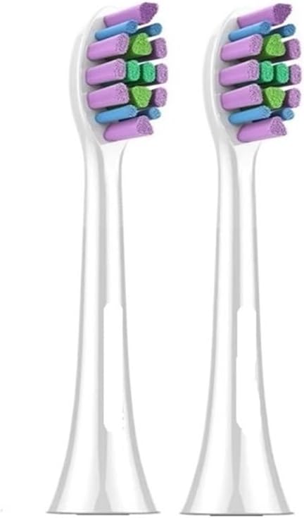 NB-1 Replacement Toothbrush Heads NozzlesCompatible for Sonic Electric Teethbrush(8 Whtie Standard)