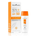 Provamed Sunscreen Serum Sensitive Sun Aqua Serum SPF 50 reduce the damage of UVA and UVB rays light texture revitalizes and nourishes the skin 40ml.