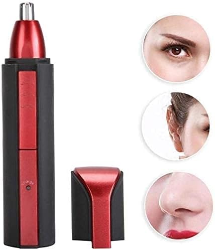 QIYUDS NoseHair Trimmer Professional IPX7 Waterproof USB Rechargeable with Stainless Steel Blades for Eyebrows Ear Hair