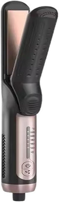 Straightening Wand 2-in-1 Heating Flat Iron Hair Styler Multi-Function LCD Display Electric Straightener Curler Straightener
