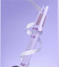 Automatic Rotating Curling Iron 1 Inch Hair Curler with 3 Temps &amp Timer Fast 10S Heating 2-Way Rotation Ceramic Ionic Anti-Scald &amp Anti-Tangle Wand Dual Voltage 30 Min Auto Shut-Off