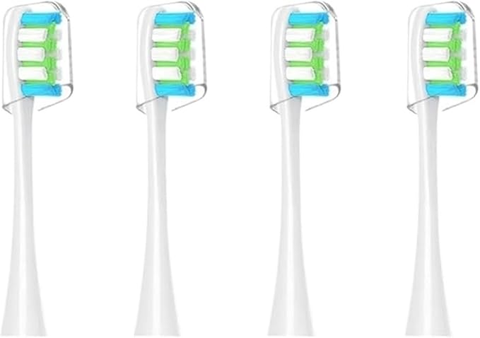 12Pcs Electric Toothbrush Rreplacement Heads Compatible for Oclean x pro Elite X ProFlowF1Air 2.with Hygienic Caps(White)
