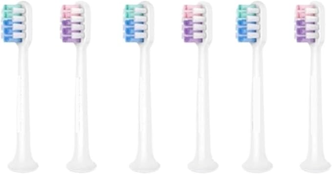 Compatible for C1 Electric Toothbrush Replancement Brush Heads Sensitive Cleanning Sonic Tooth Head Bristle Nozzles(3boxes Cleaning Type)
