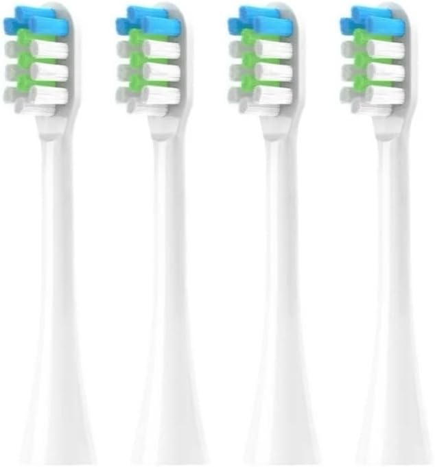 Replacement Toothbrush Heads Compatible for Nandme Nx8000 Sonic Electric Soft Bristle Tooth Brush Head4/8/16PCS(4pcs White)