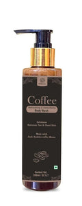 Coffee Body Wash for Exfoliating and Tan Removal | 200ml Pack of 1 | Made with Dark Arabica Coffee Beans | SLS &amp Paraben Free for Smooth Radiant Skin