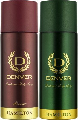DENVER Denver Hamilton and Honour Deo Combo (Pack of 2) Deodorant Spray - For Men(150 ml)