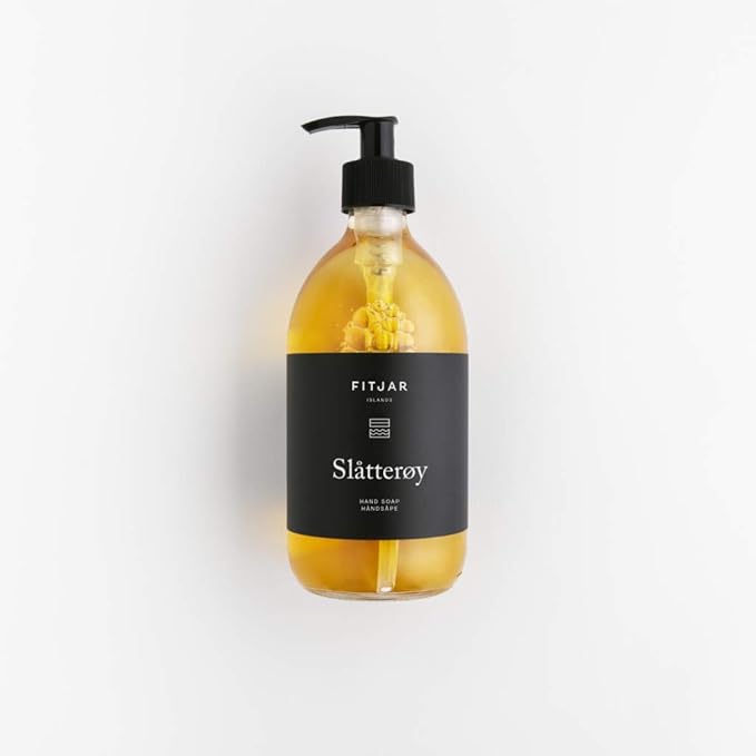 Hand Soap/Hair &amp Body Wash - Vegan. SLS/SLES free. Glass bottle. (Slåtterøy 500 ml / 16.9 fl.oz)