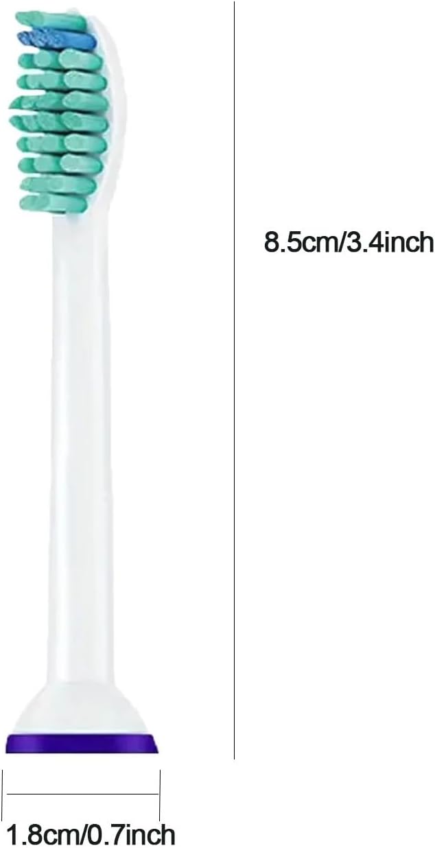 24-48pcs Toothbrush Replacement Heads Compatible for with Brush Click-on Handles(48pcs)