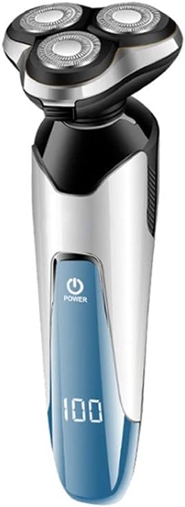 Electric Shavers for Men Head Shavers for Bald Men with LED Display Faster-Charging 3D Floating Waterproof Electric Razors with Hair ClippersNose Hair Trimmer &amp Facial Cleansing Brush