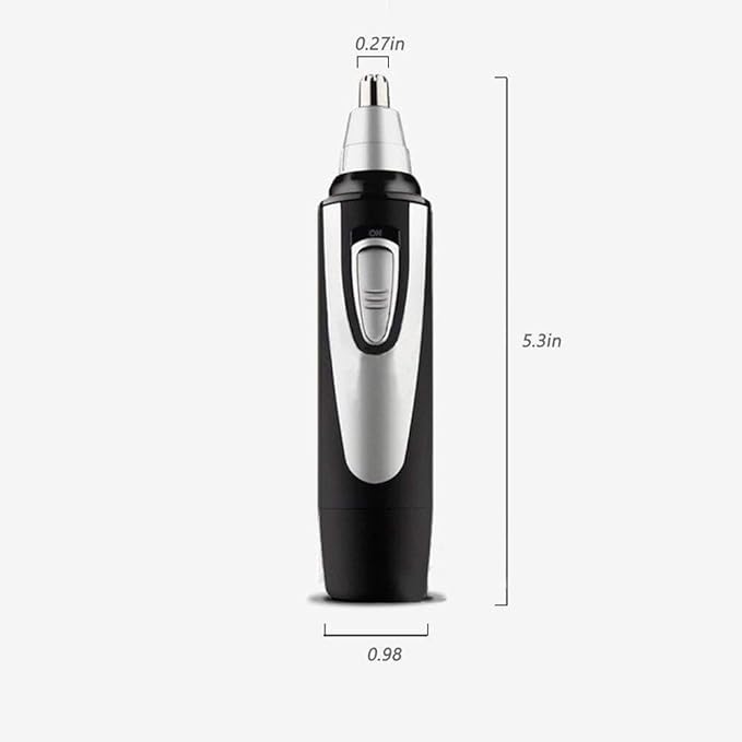 WEedsy Ear and Nose Hair Trimmer Clipper - Professional Painless Eyebrow and Beard Hair Trimmer for Men Battery-Operated Easy Cleansing