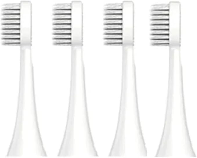 Replacement Toothbrush Heads Compatible for Jianpai JD002 Sonic Electric Soft Dupont Bristles Nozzles(4PCS)