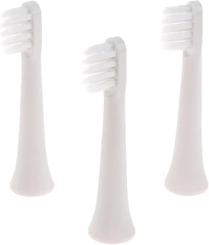 3pcs Sonic Electric Toothbrush Compatible for T100 Whitening Soft Vacuum Replacment Heads Clean Bristle Brush Nozzles Head