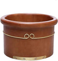 Foot Tub Wooden Foot Basin Household Gift Foot Soaker TubWooden Foot SoakWooden Foot BasinSolid Wood Foot Tub Pedicure Bowl Spa Massage Pedicure Barrels Household Foot Bath Barrel Household Items D